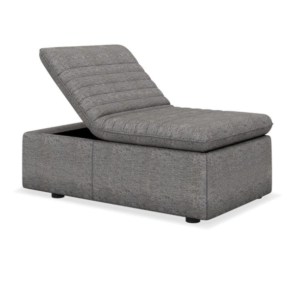 Upholstered storage ottoman