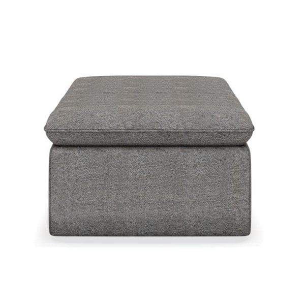 Upholstered storage ottoman
