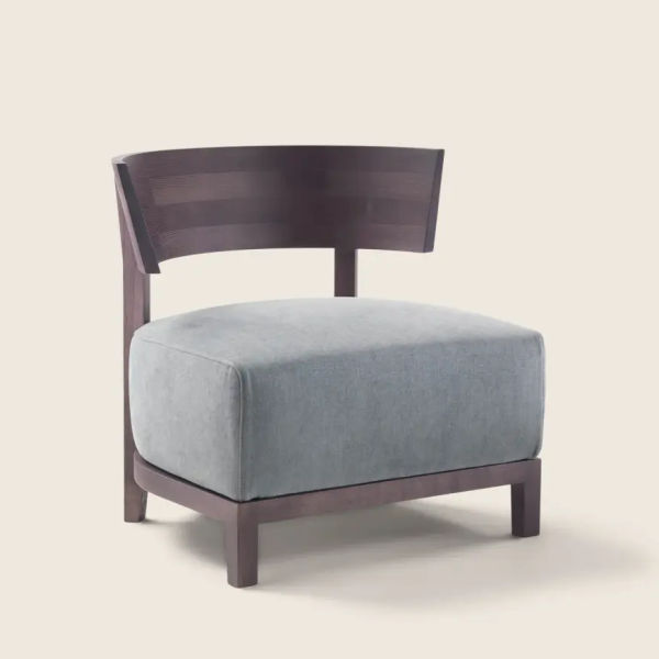 Modern accent armchair
