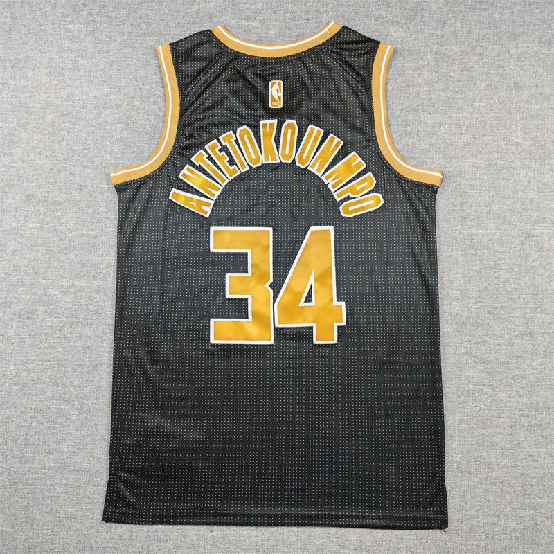 Maglia Giannis Antetokounmpo Milwaukee Bucks #34  2024/2025 (Rif.Int 00355)