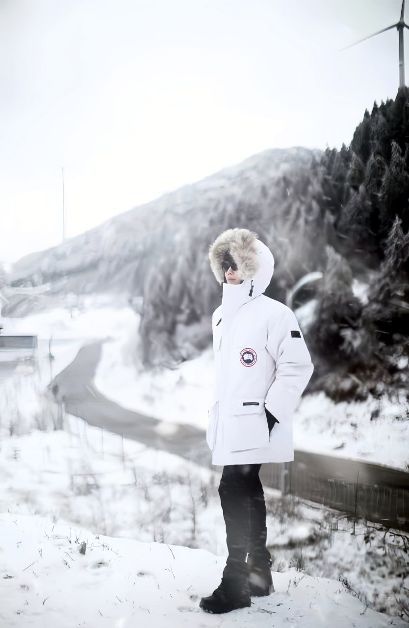 Canada Goose White Winter Parka