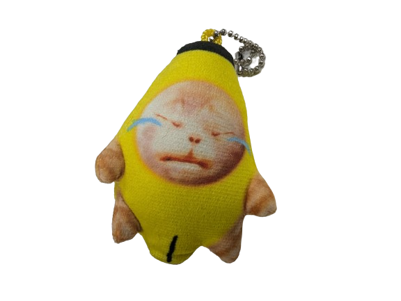 Banana Cat Meme Plush with Sound