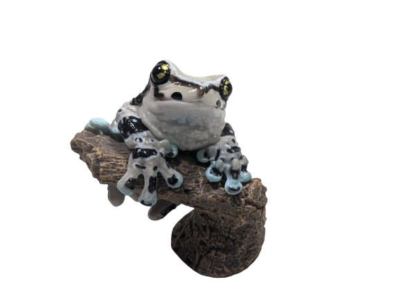 Frog with branch figure