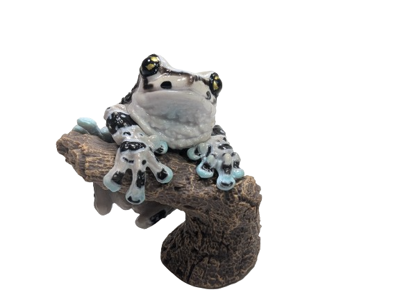 Frog with branch figure