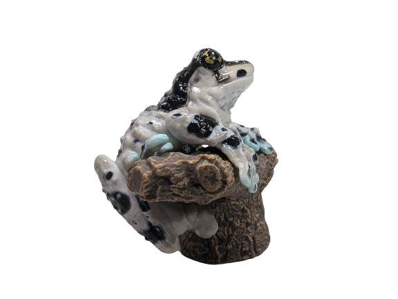 Frog with branch figure