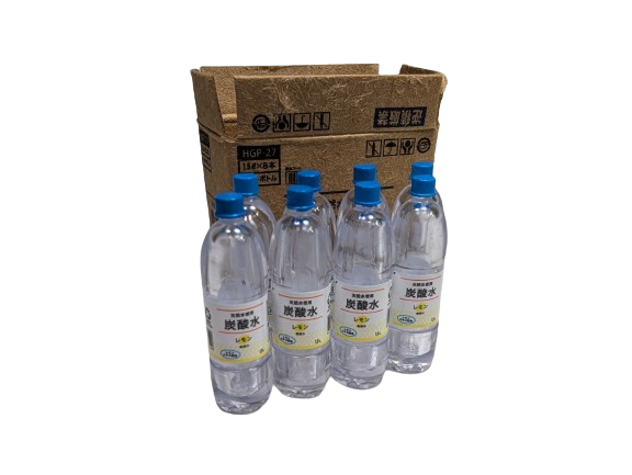 Miniature Water Bottles (8) with box