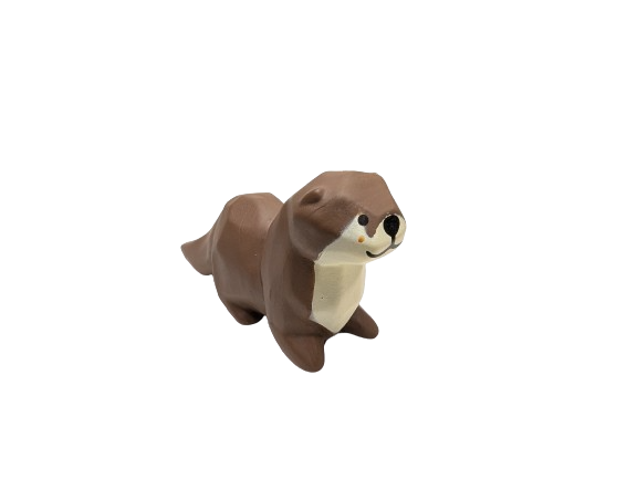 Low Poly Otter figure