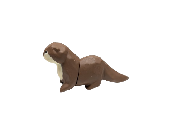Low Poly Otter figure