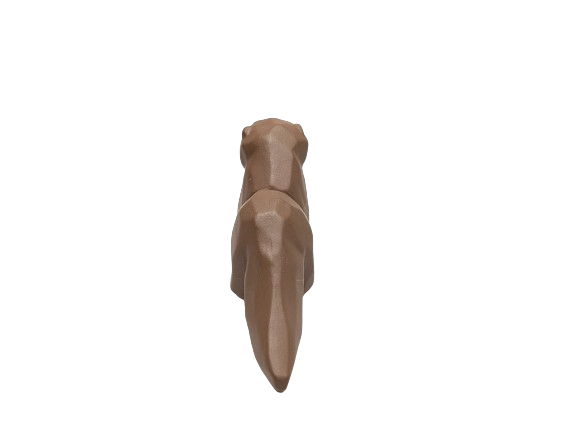 Low Poly Otter figure