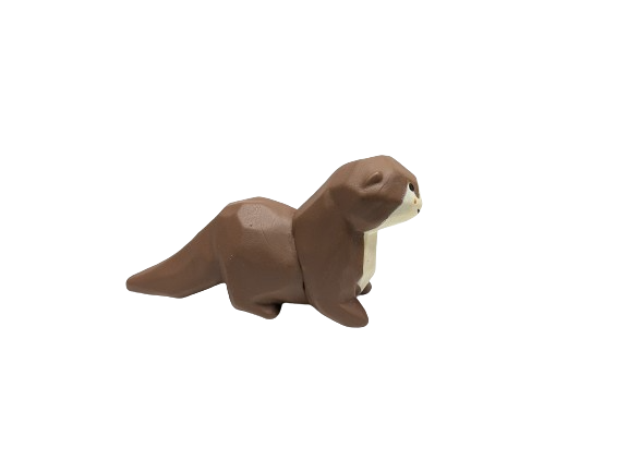 Low Poly Otter figure
