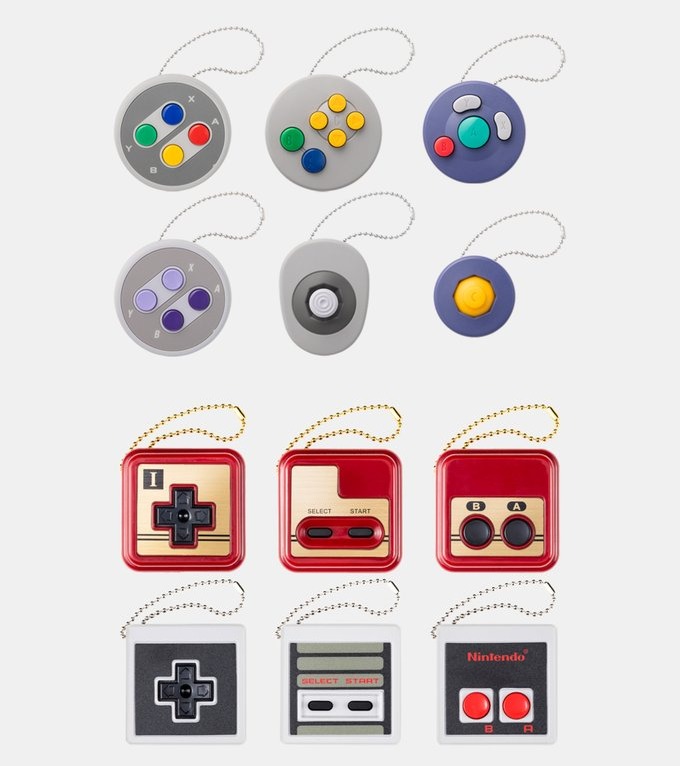 Nintendo Controller Capsule Toys