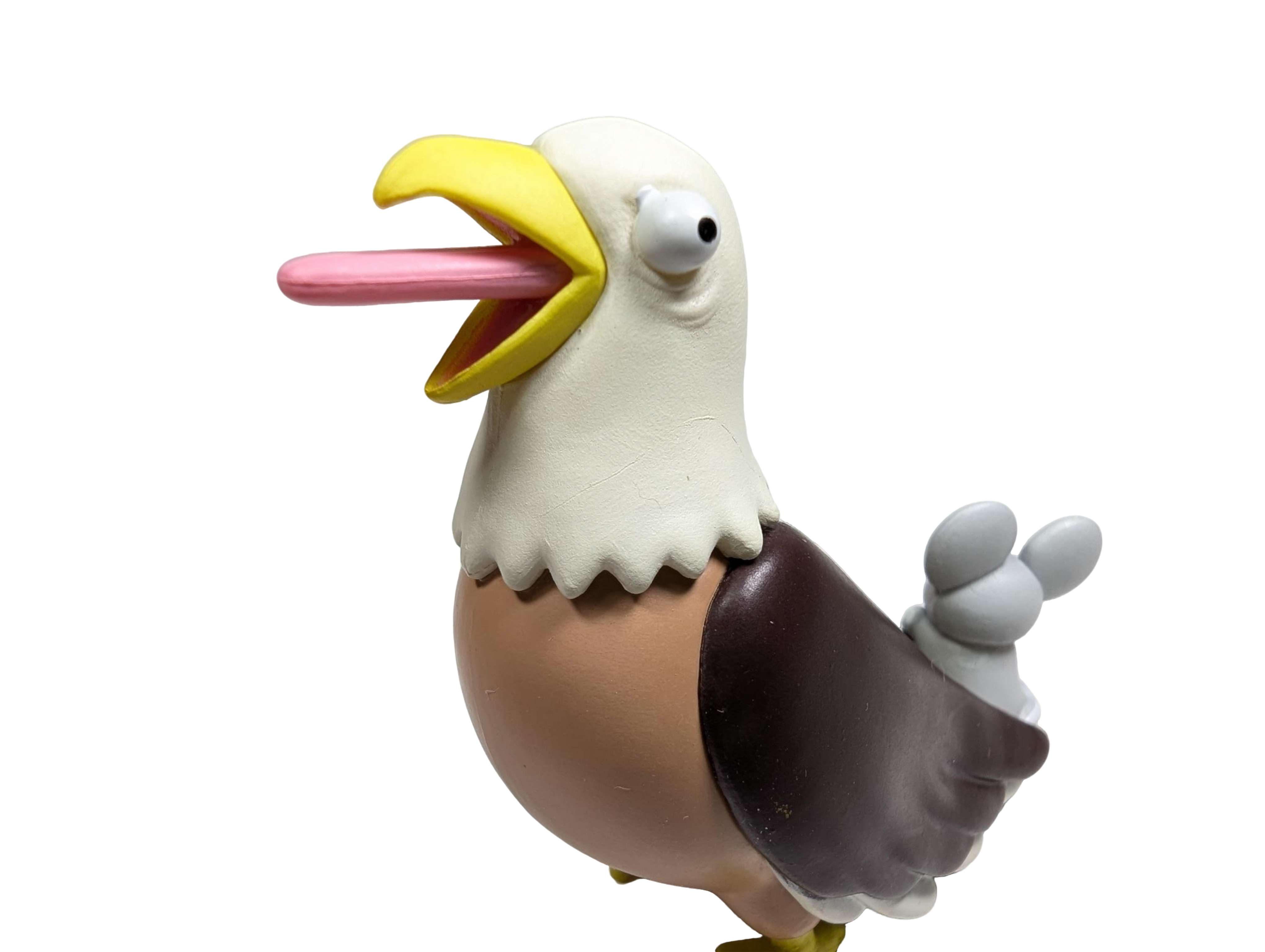 Mouse Biting Bird Figure