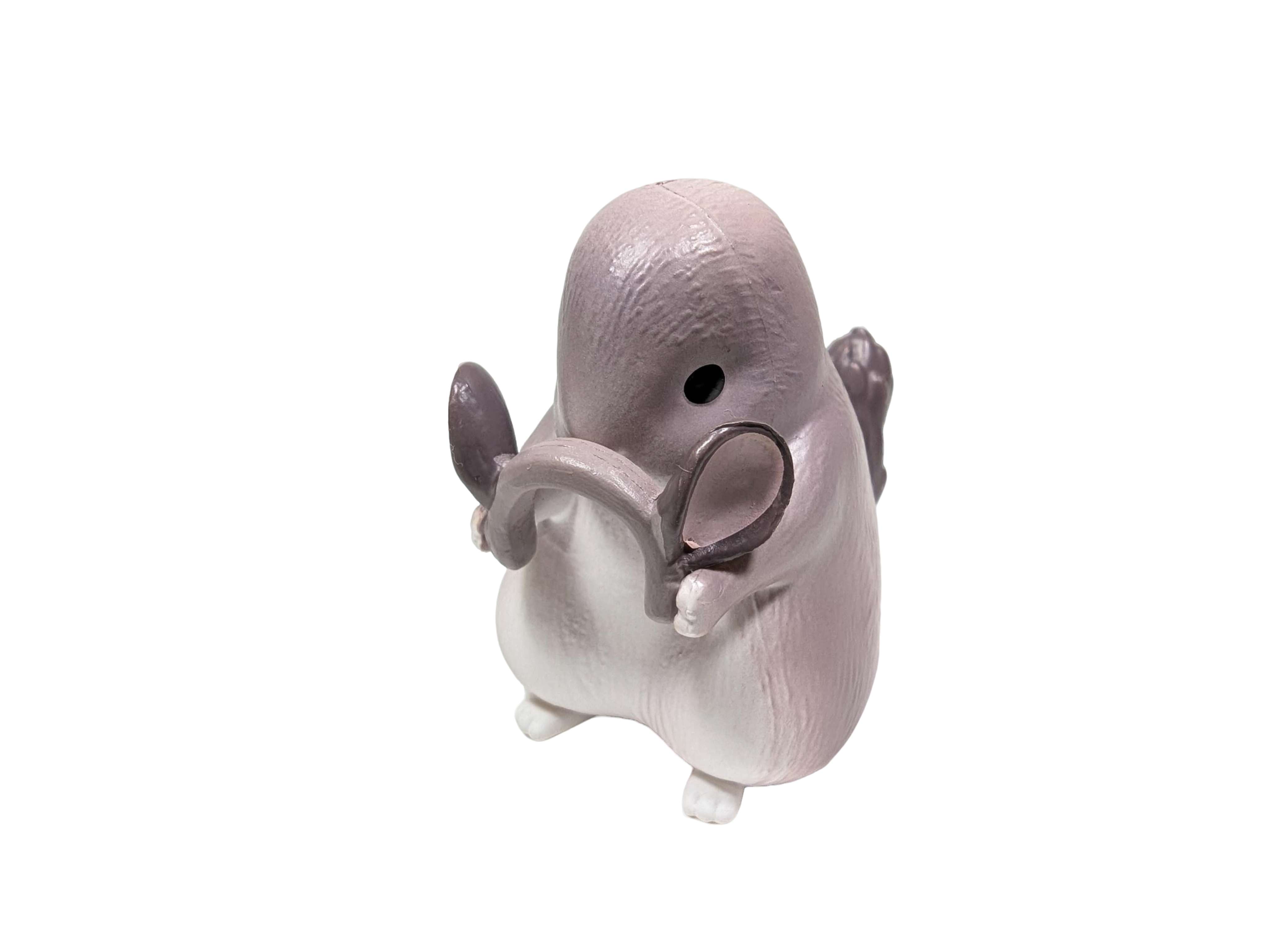 Chinchilla holding ears figure