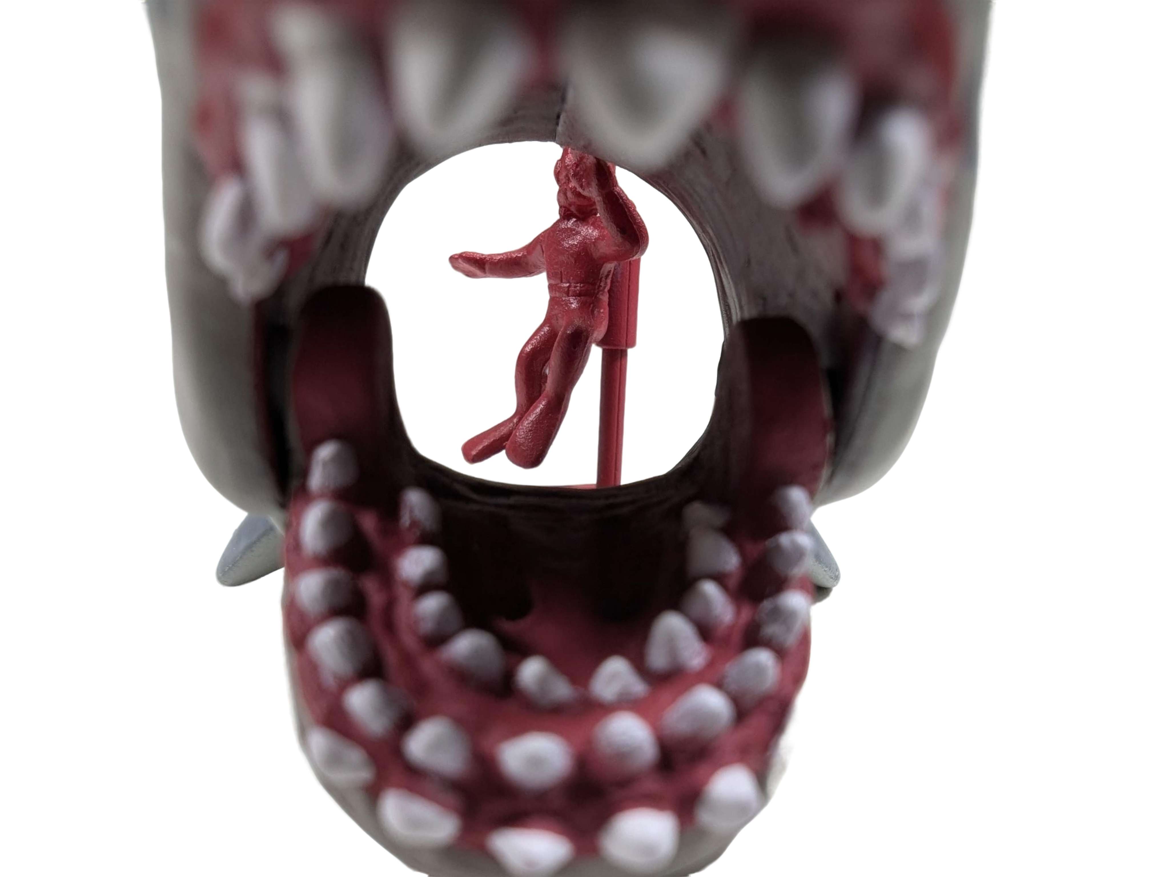 Jaws with Diver (red)