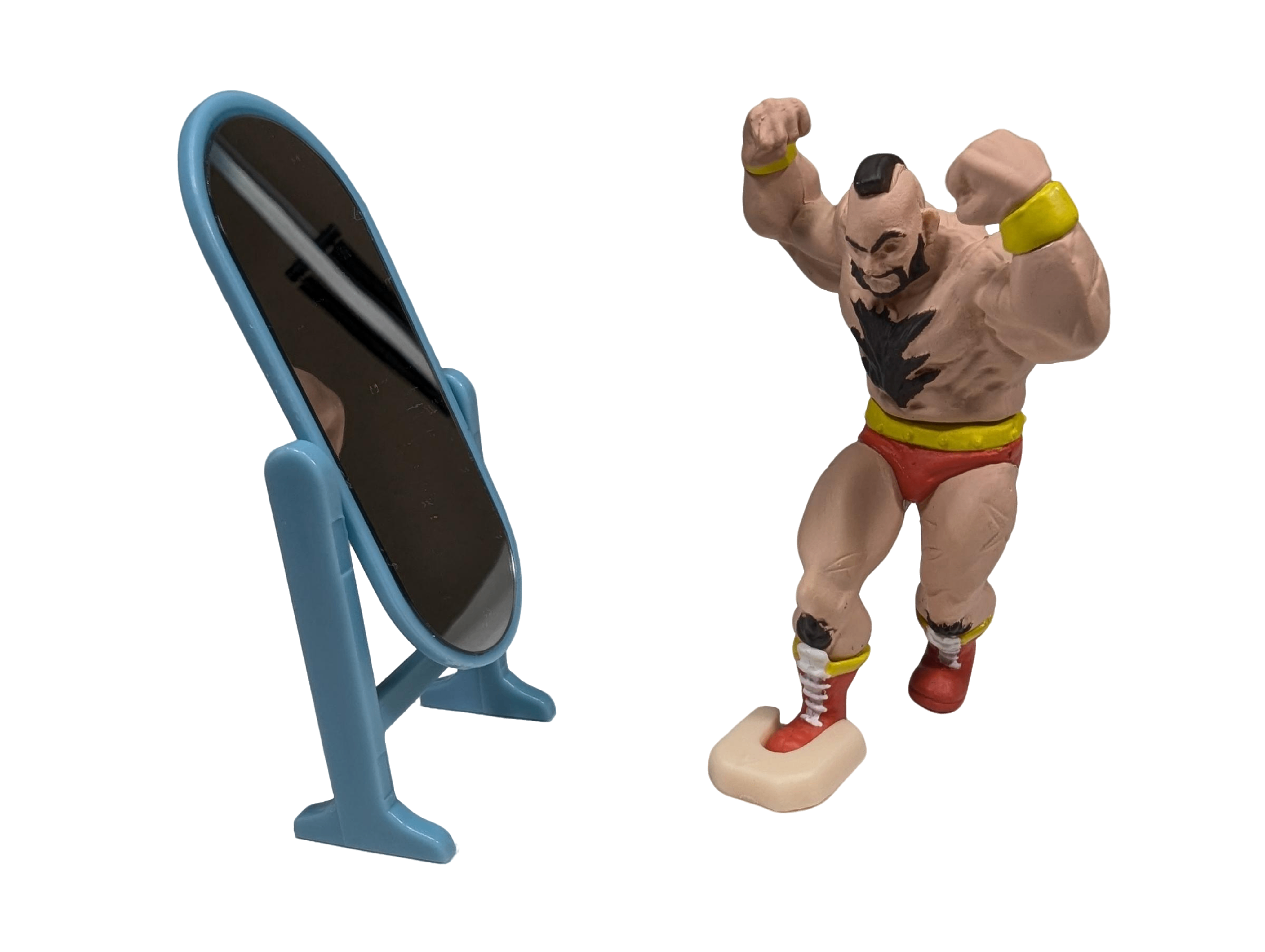 Street Fighter Zangief Figure with Mirror