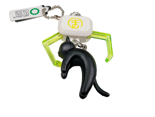 UFO Catcher Ballchain Keyholder  (black cat)