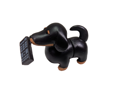 Battery Holder Dog Figure