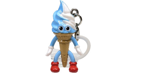 Ice Vream Ball Chain Keyholder