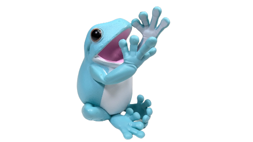 Light Blue Frog (Pen Holder)