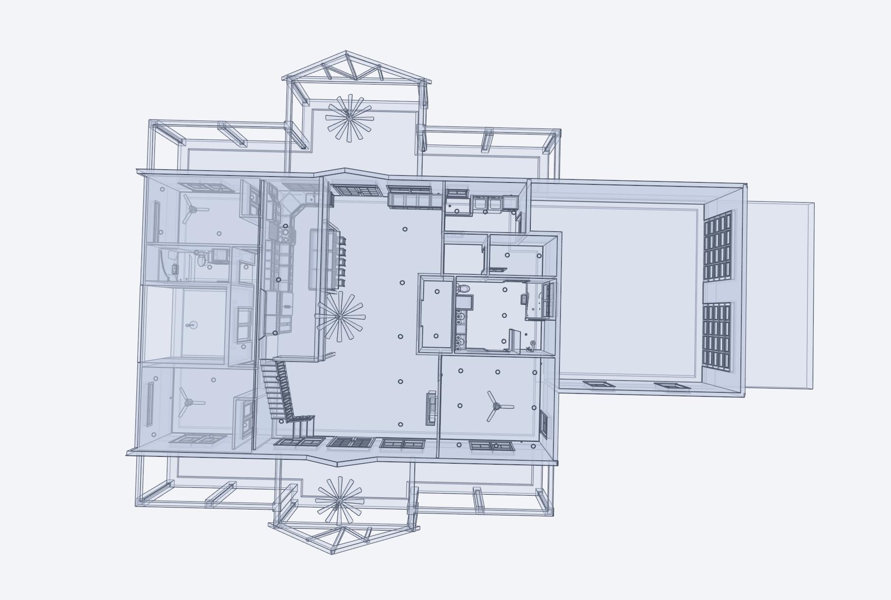 Charming 2,193 SqFt Barndominium Plan by Buckeye Plans - 3 Bed, 2 Bath, Loft, Dogwash, Safe Room, Spacious Porches - Plan #BD-001