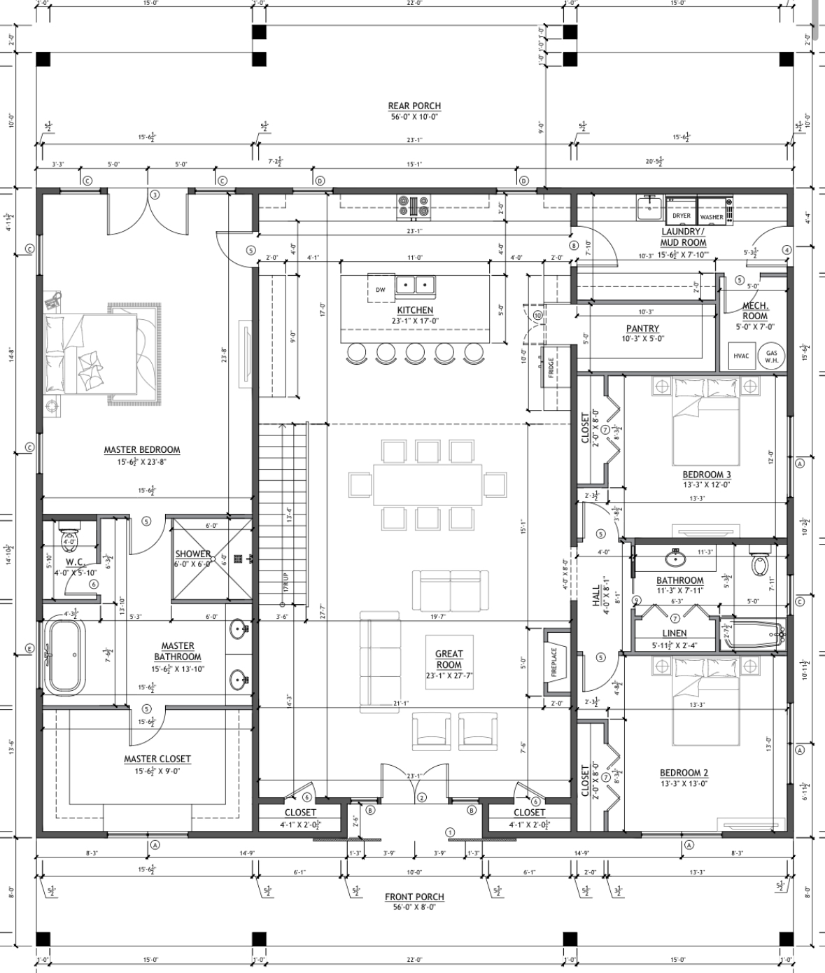 Barndominium Plan BD014 - 3,538 SqFt Customizable Plan