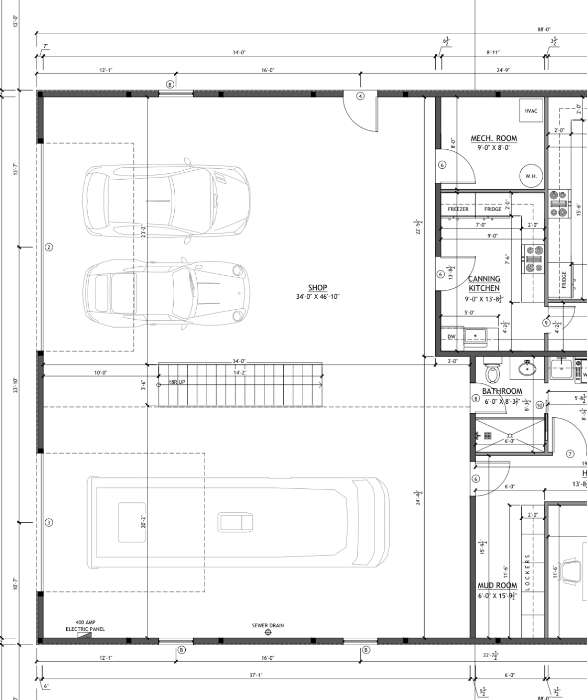 Barndominium Plan BD016 - 4,157 SqFt Customizable Plan