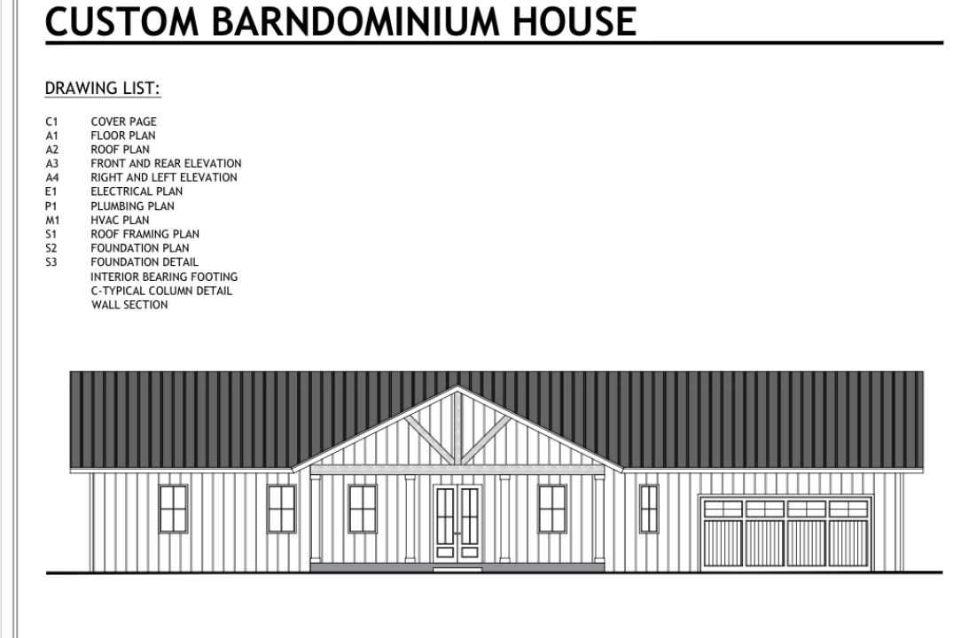 FARMHOUSE Plan BD017 - 3,197 SqFt Customizable Plan