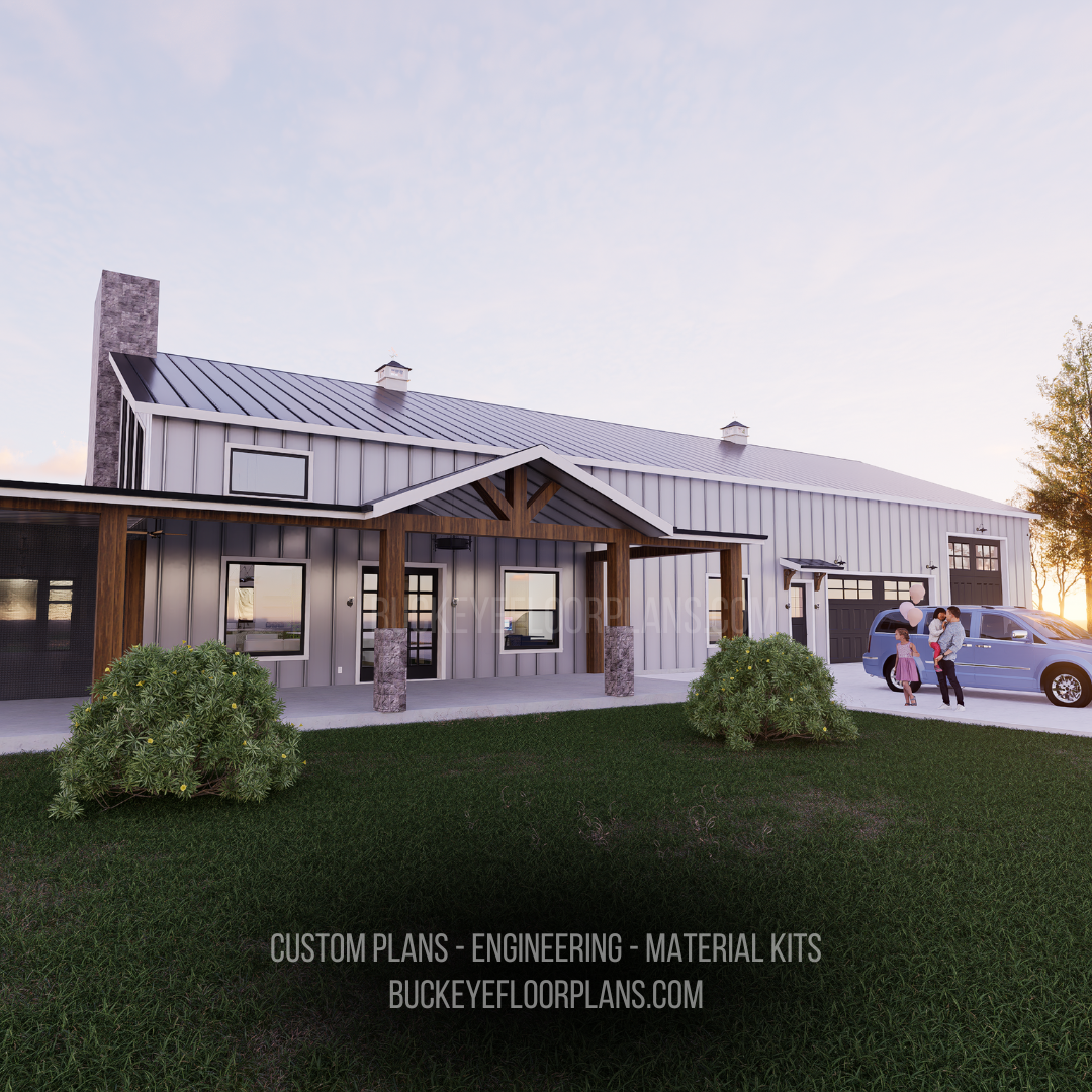Spacious Barndominium with Future Expansion Options – 4,517 SQ FT