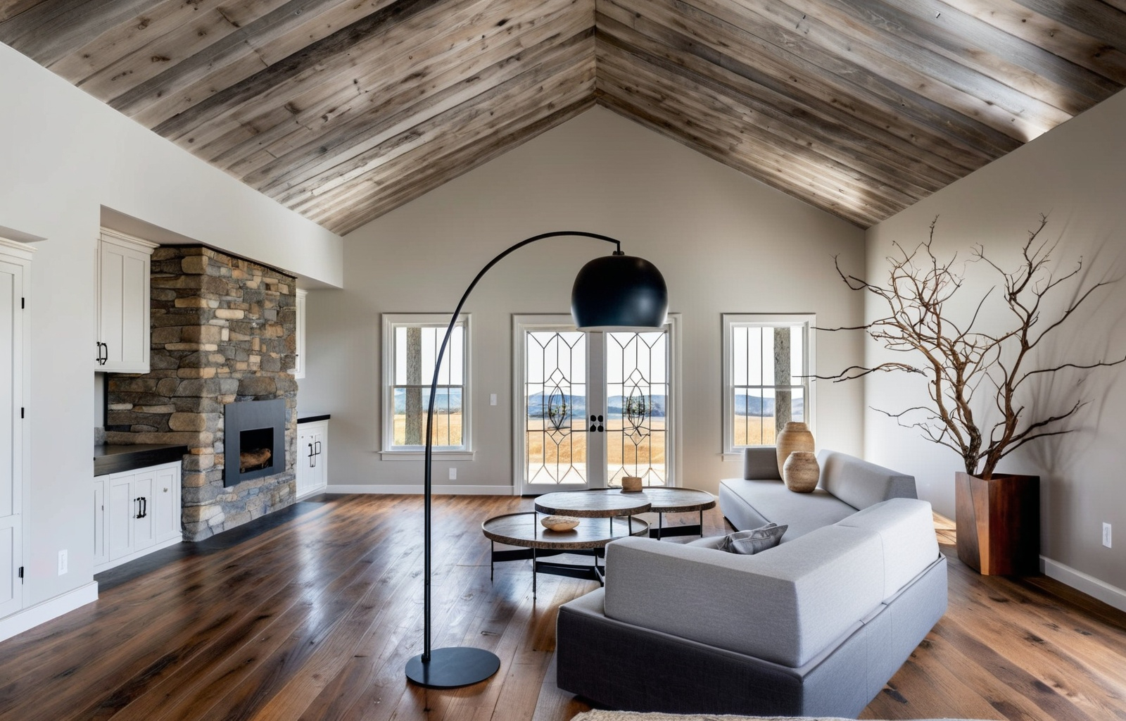 BD055 Country Ranch Home Plan – Vaulted Ceilings, Open Concept Layout 2400sqft - CUSTOMIZABLE PLAN