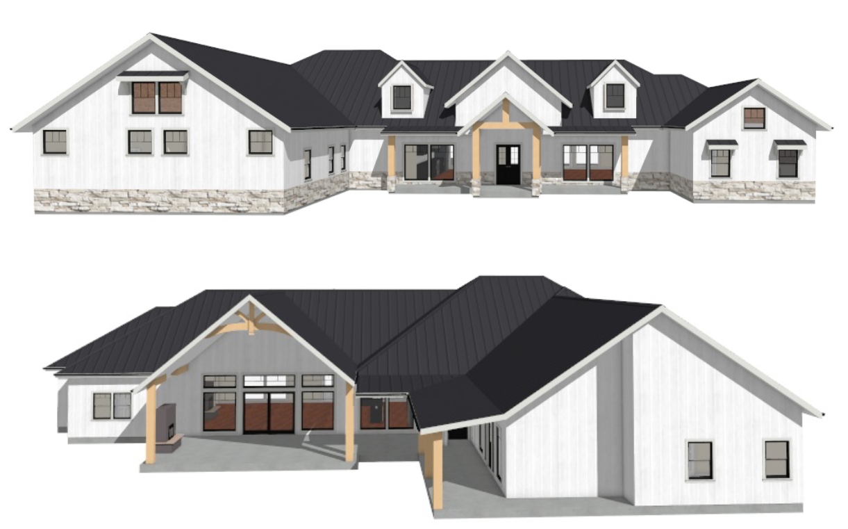 5-Bedroom Farmhouse Plan