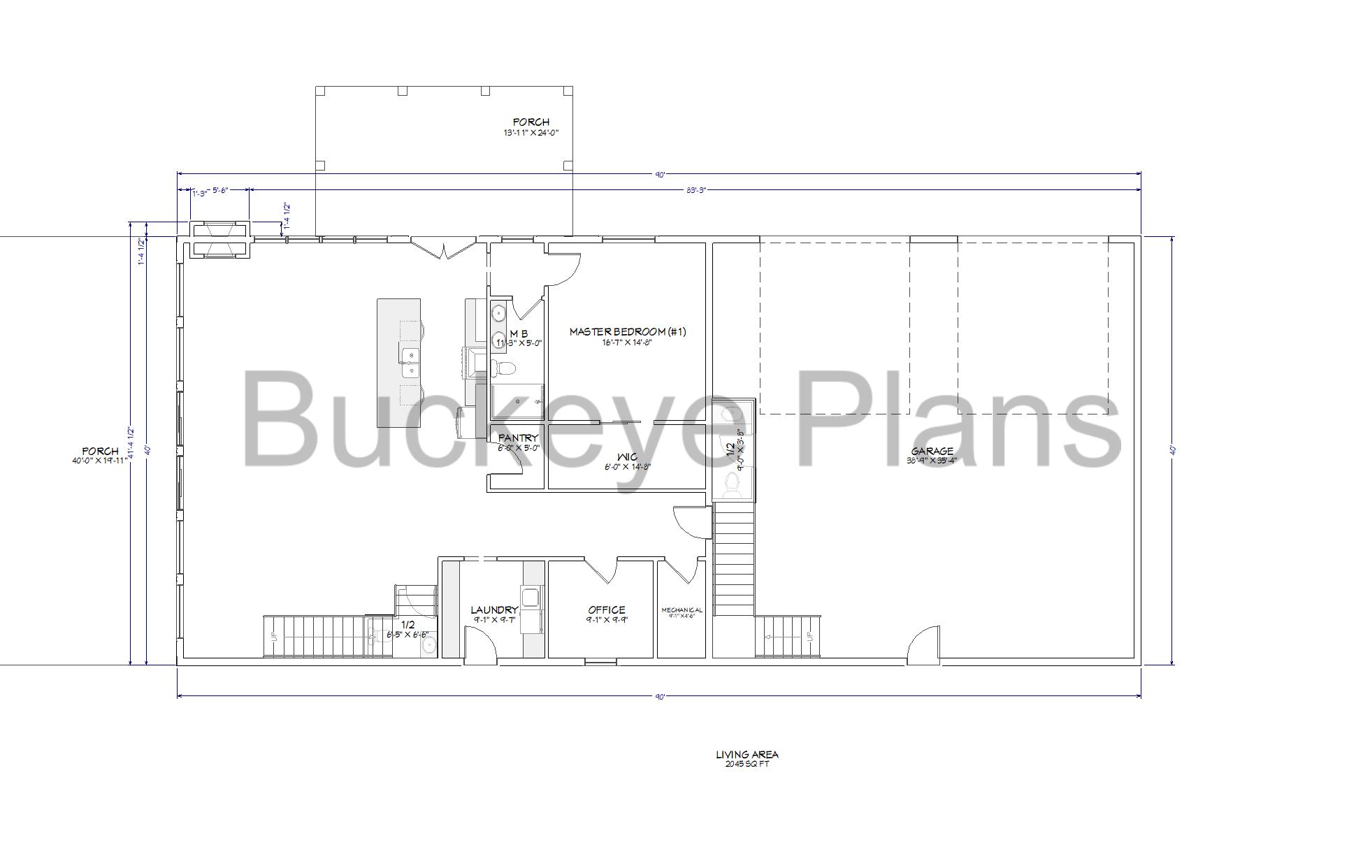  Modern Farmhouse Plan – 3 Bed, 2.5 Bath, 3,200 SqFt with Customizable Options