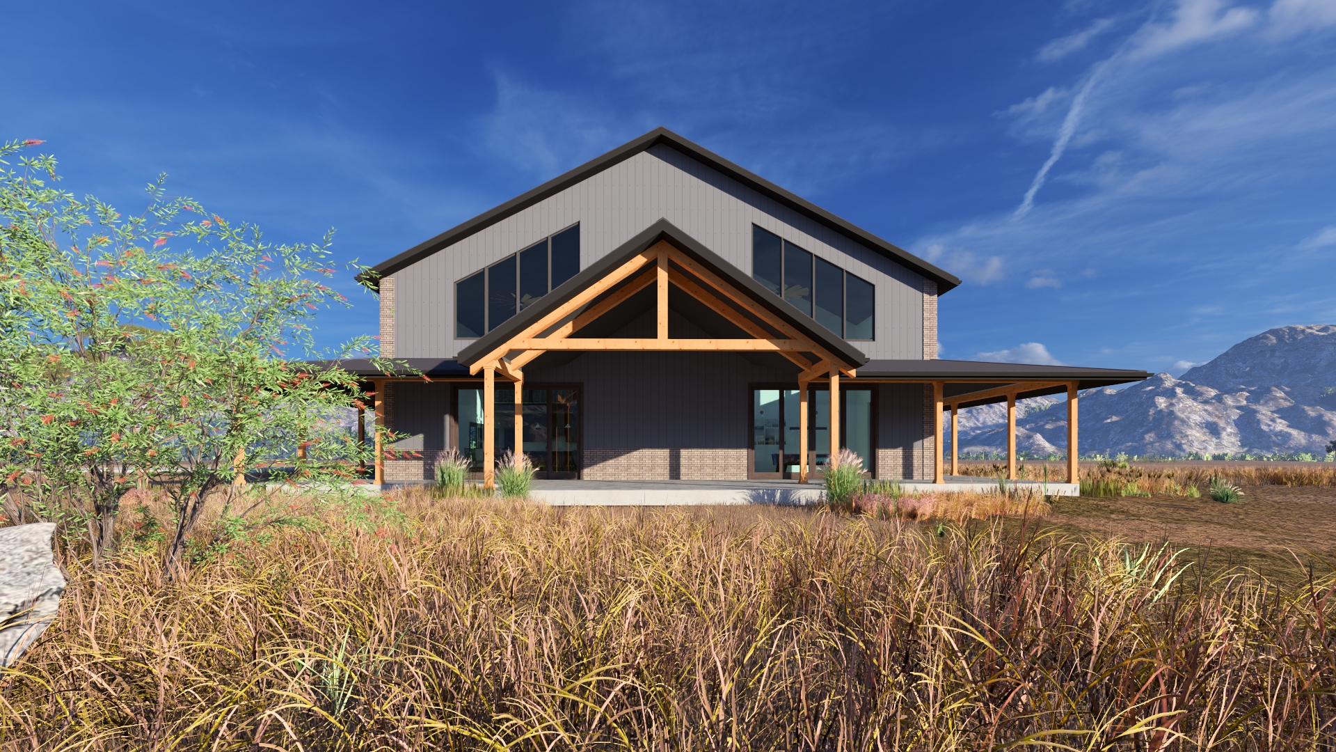 The Chloe Barndominium - Modern 2-Story Floor Plan with 4 Bedrooms and Spacious Garage
