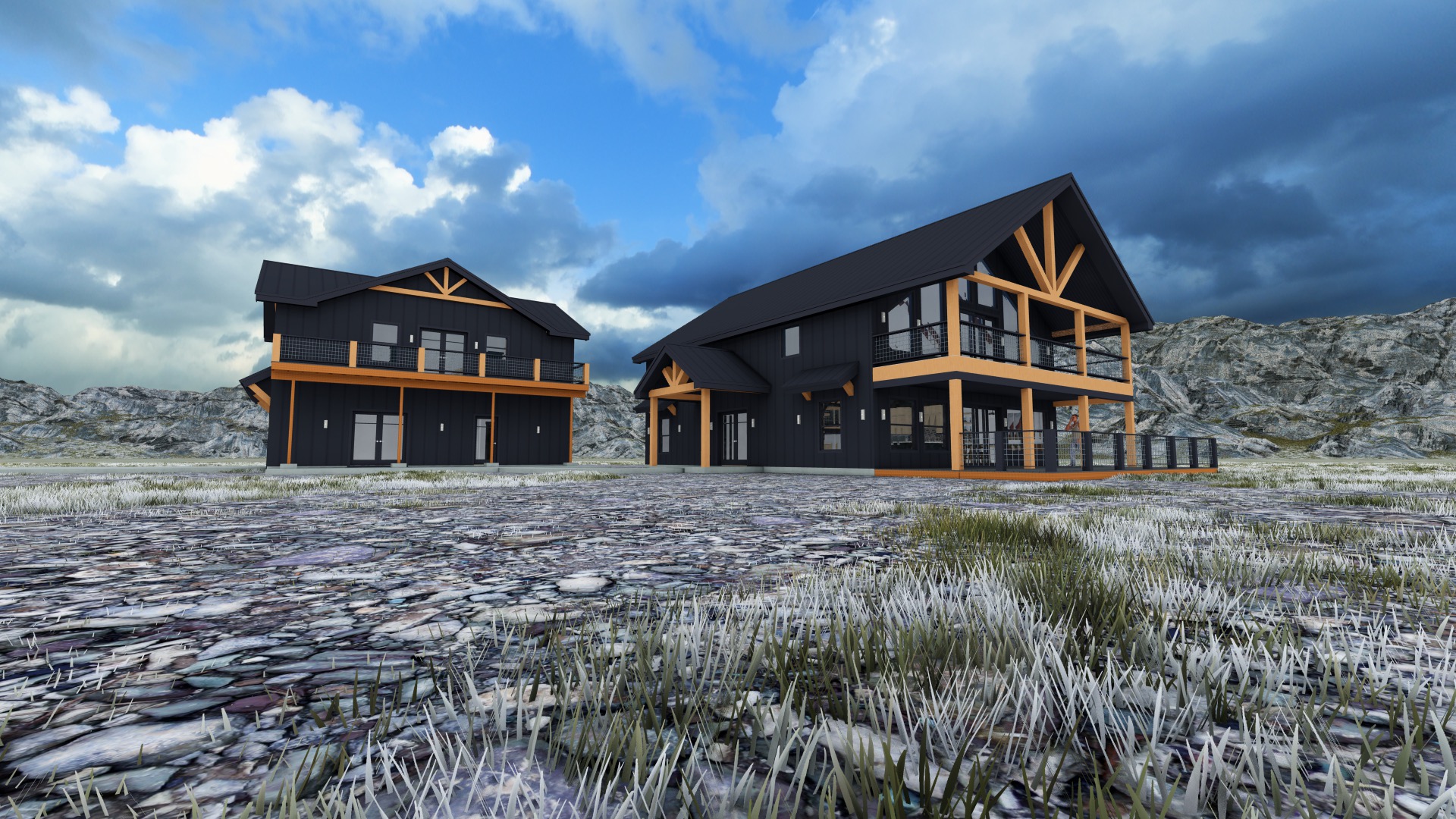 Expansive 4-Bedroom Barndominium with Separate 2-Bedroom Guest Apartment & Garage