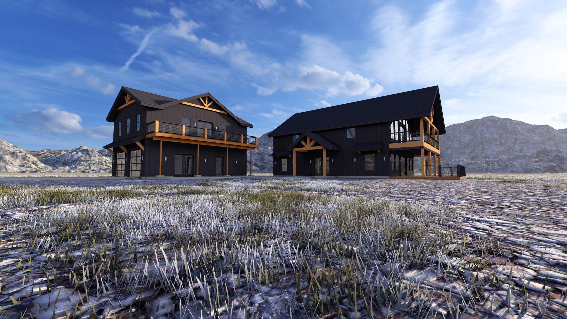 Expansive 4-Bedroom Barndominium with Separate 2-Bedroom Guest Apartment & Garage