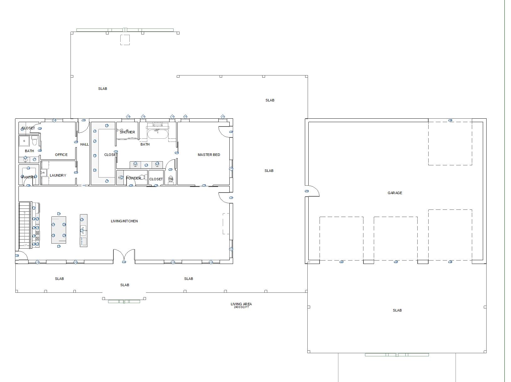 4,632 Square Feet 3-4 Bedroom Barndominium with Breezeway to Attached Shop – Versatile Home and Workspace Design