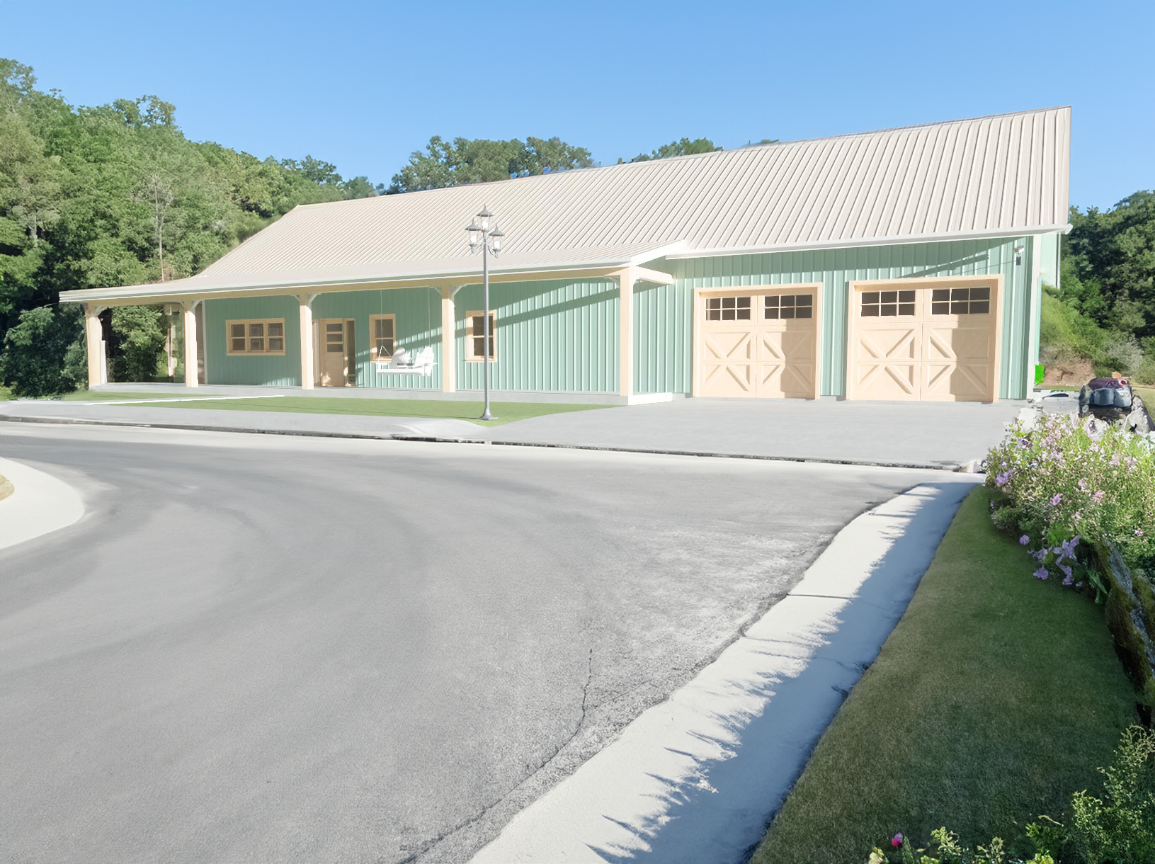 2-Bedroom 1,854 SqFt Barndominium