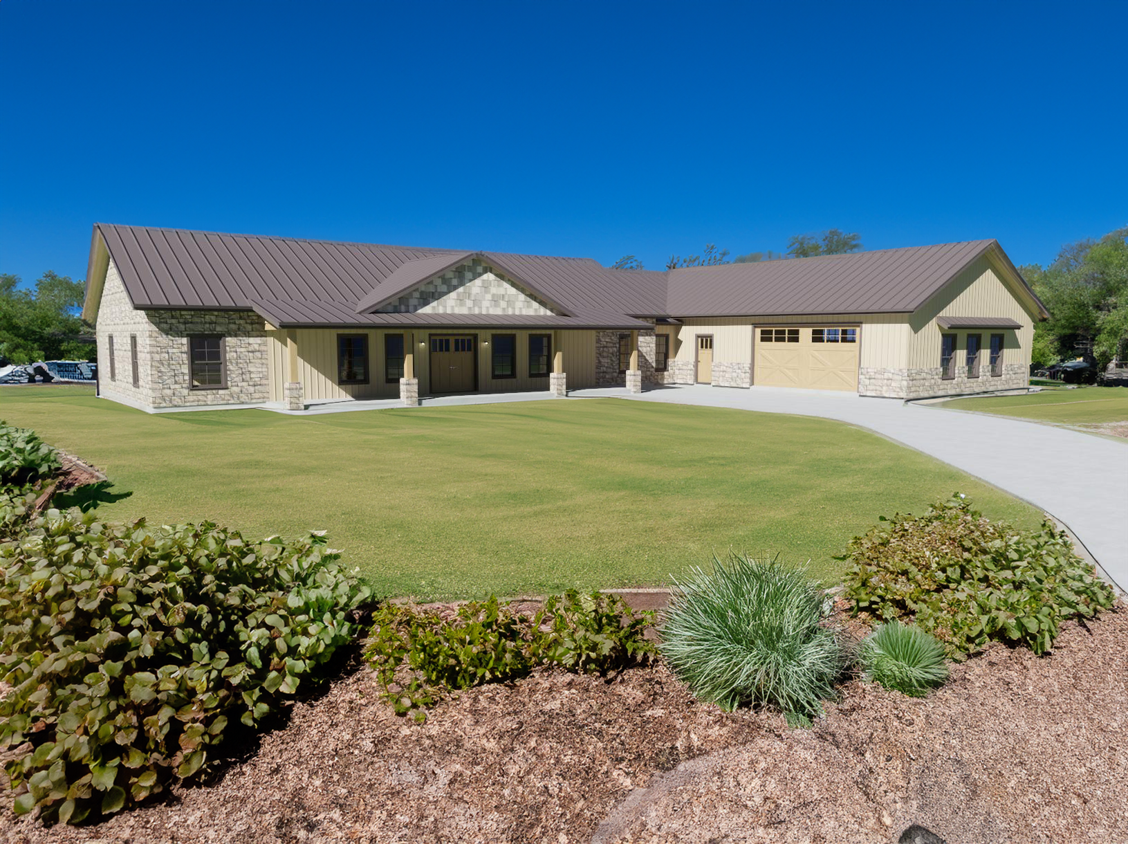 The Hope Barndominium - Spacious 4-Bedroom Design with Expansive Garage