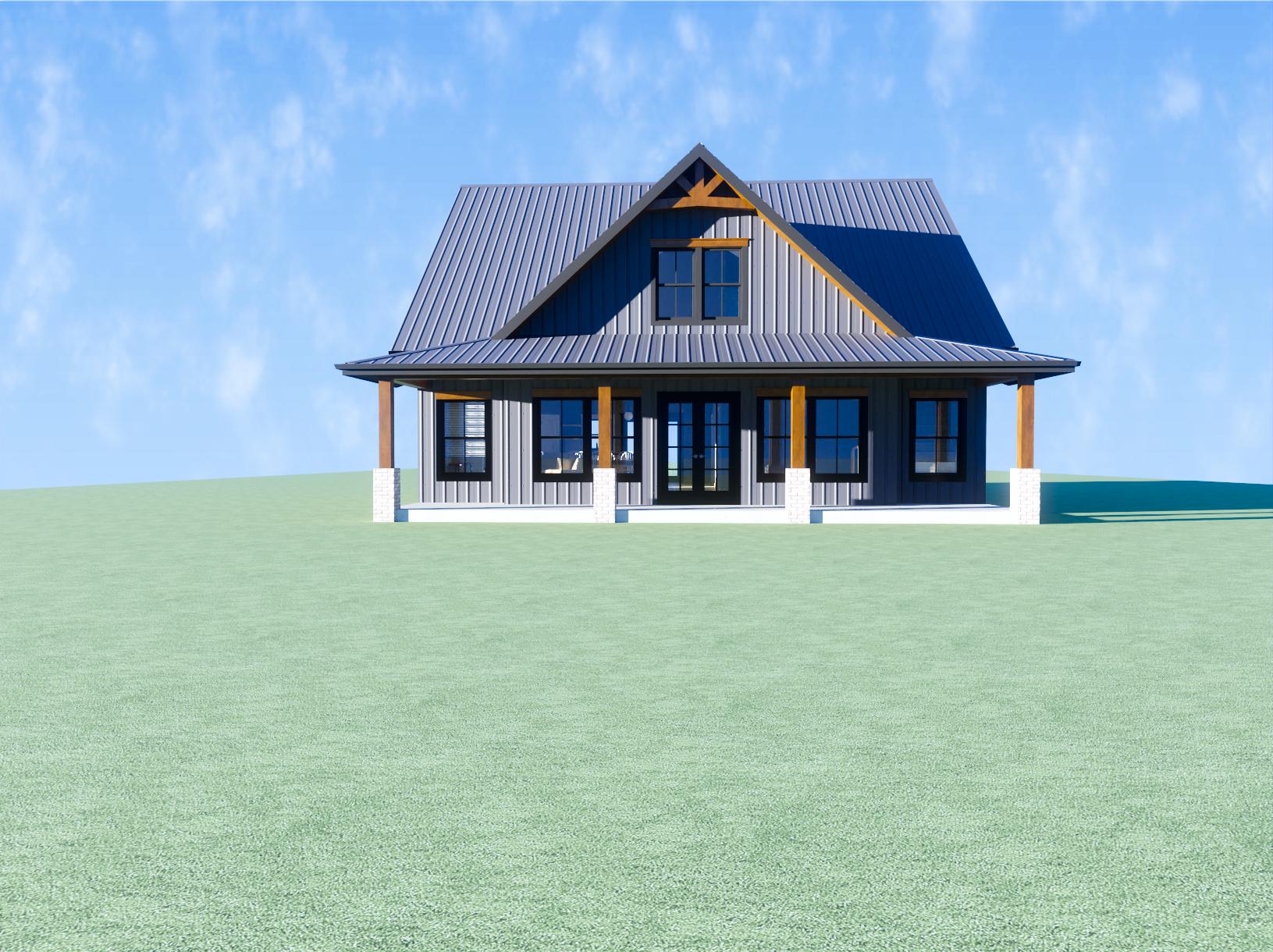 The Tennessee Timber V2 House Plan