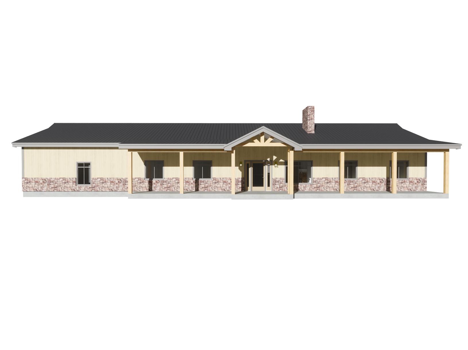 The Adams Barndominium: A Cozy 2,583 Sq. Ft. Dream Home with Ample Garage Space