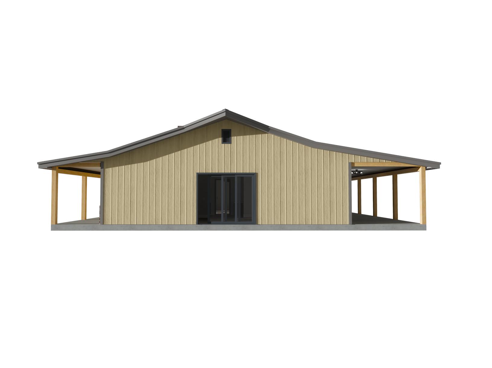 The Adams Barndominium: A Cozy 2,583 Sq. Ft. Dream Home with Ample Garage Space