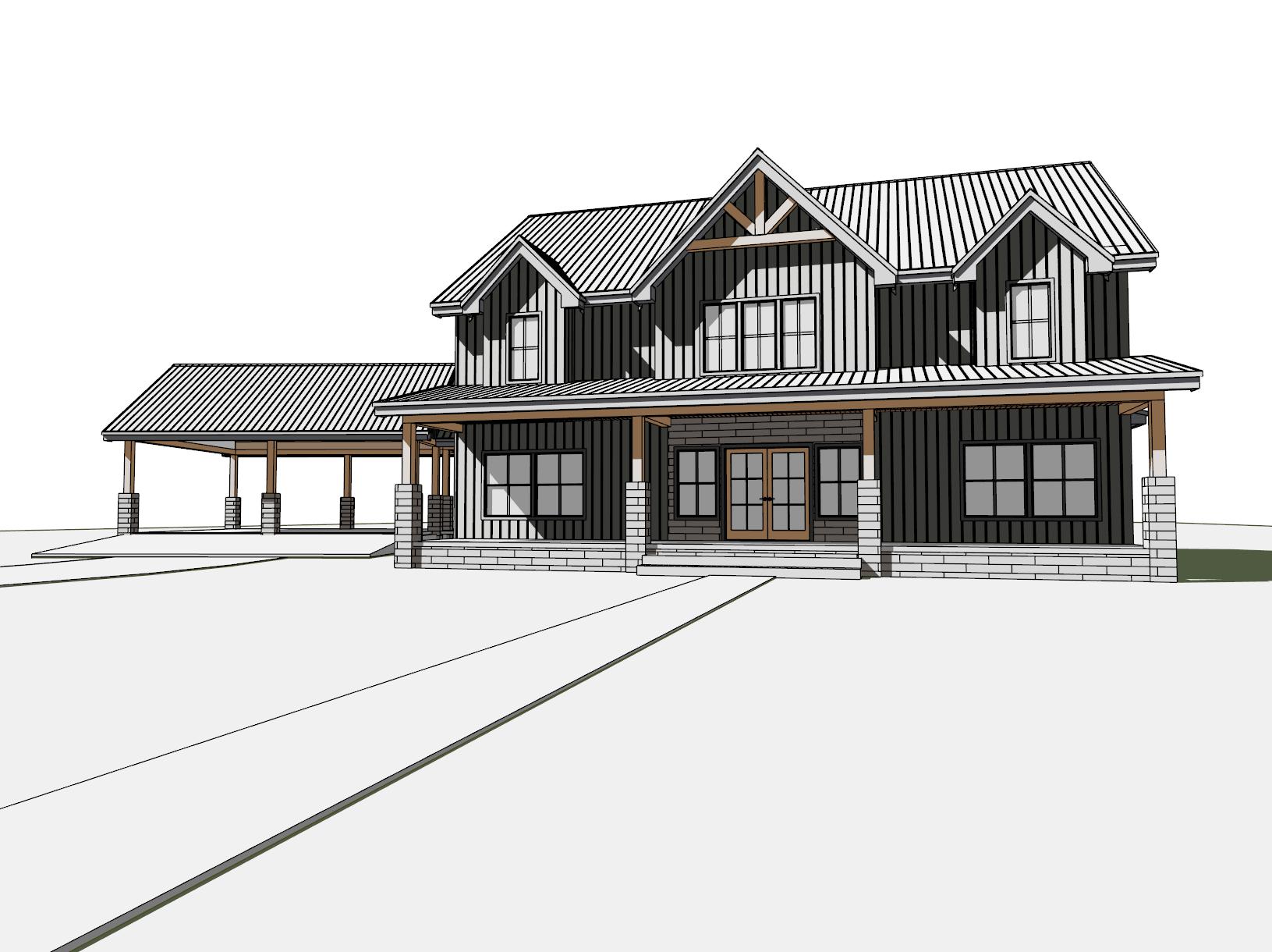 The Midnight Bayou House Plan – 1,774 Sq Ft First Floor, 562 Sq Ft Second Floor