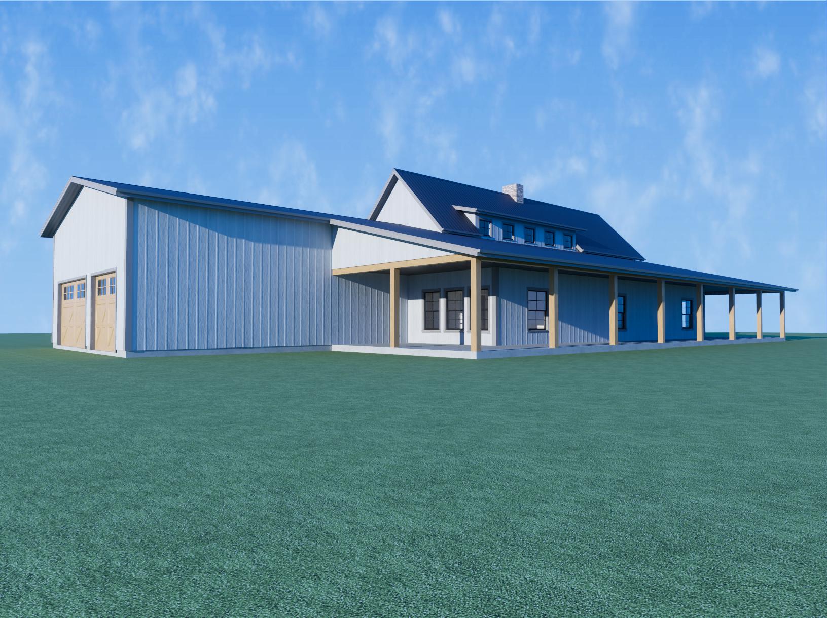The Delta Willow Barndominium Plan