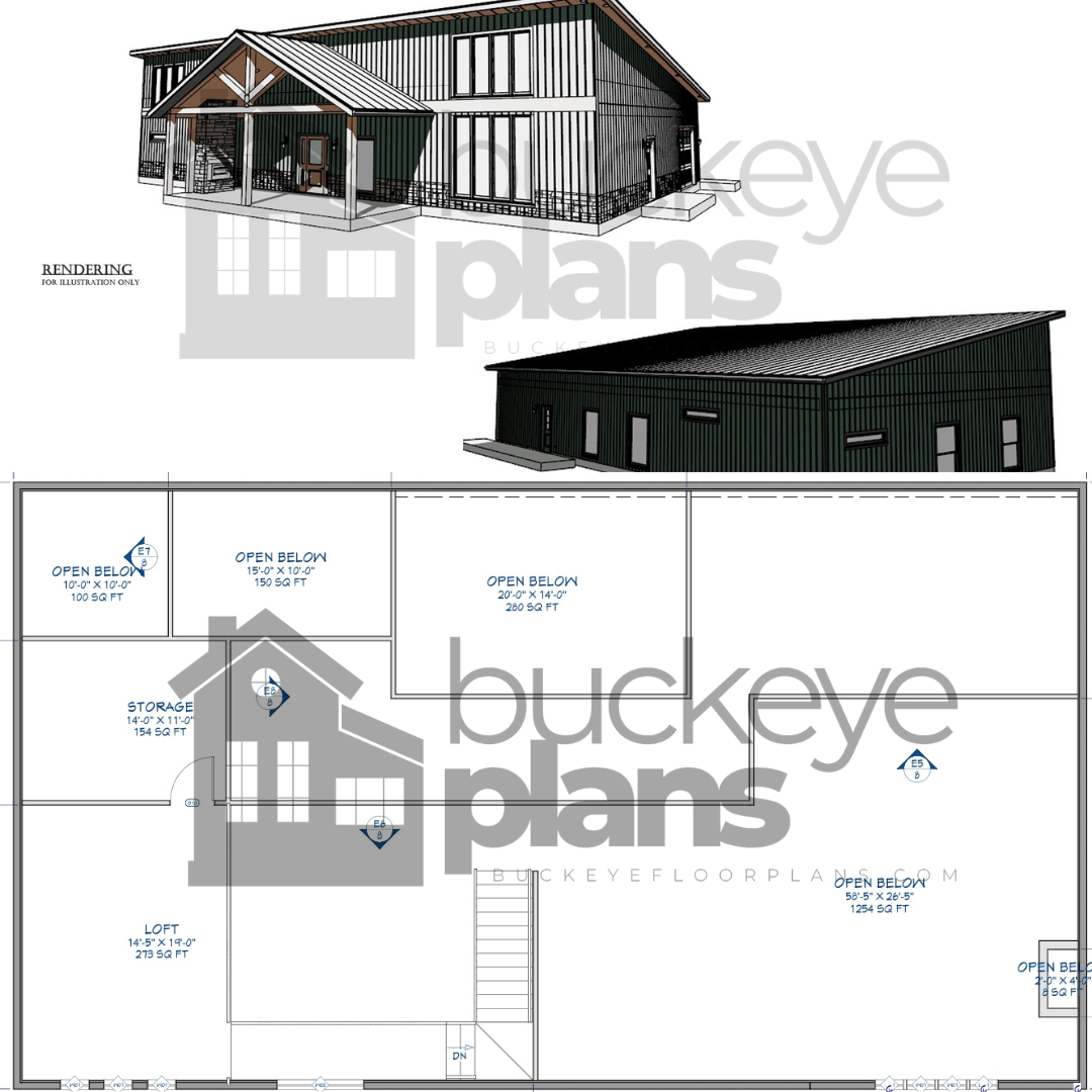 The Pyne Barndominium Plan – Where Elegance Meets Functionality