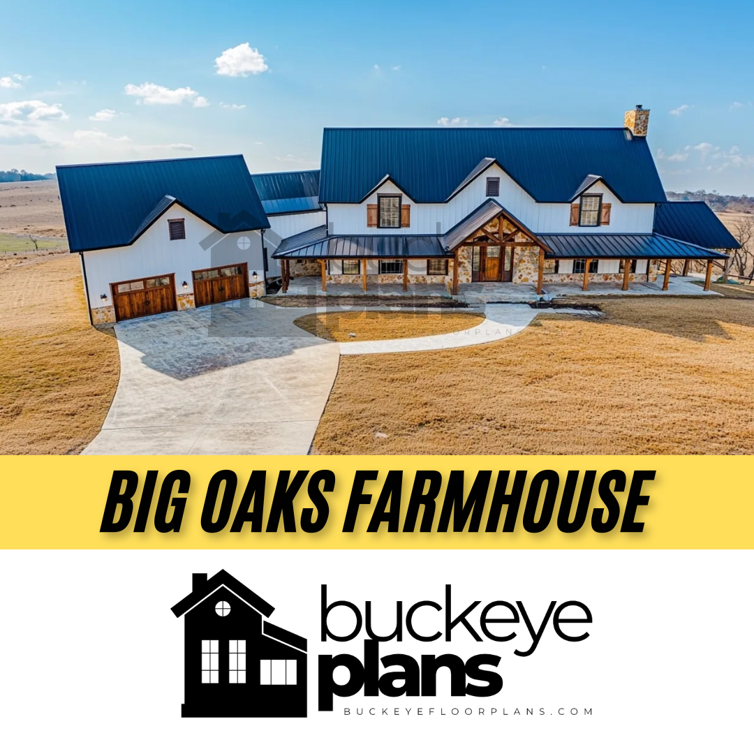 The Big Oaks Farmhouse Plan