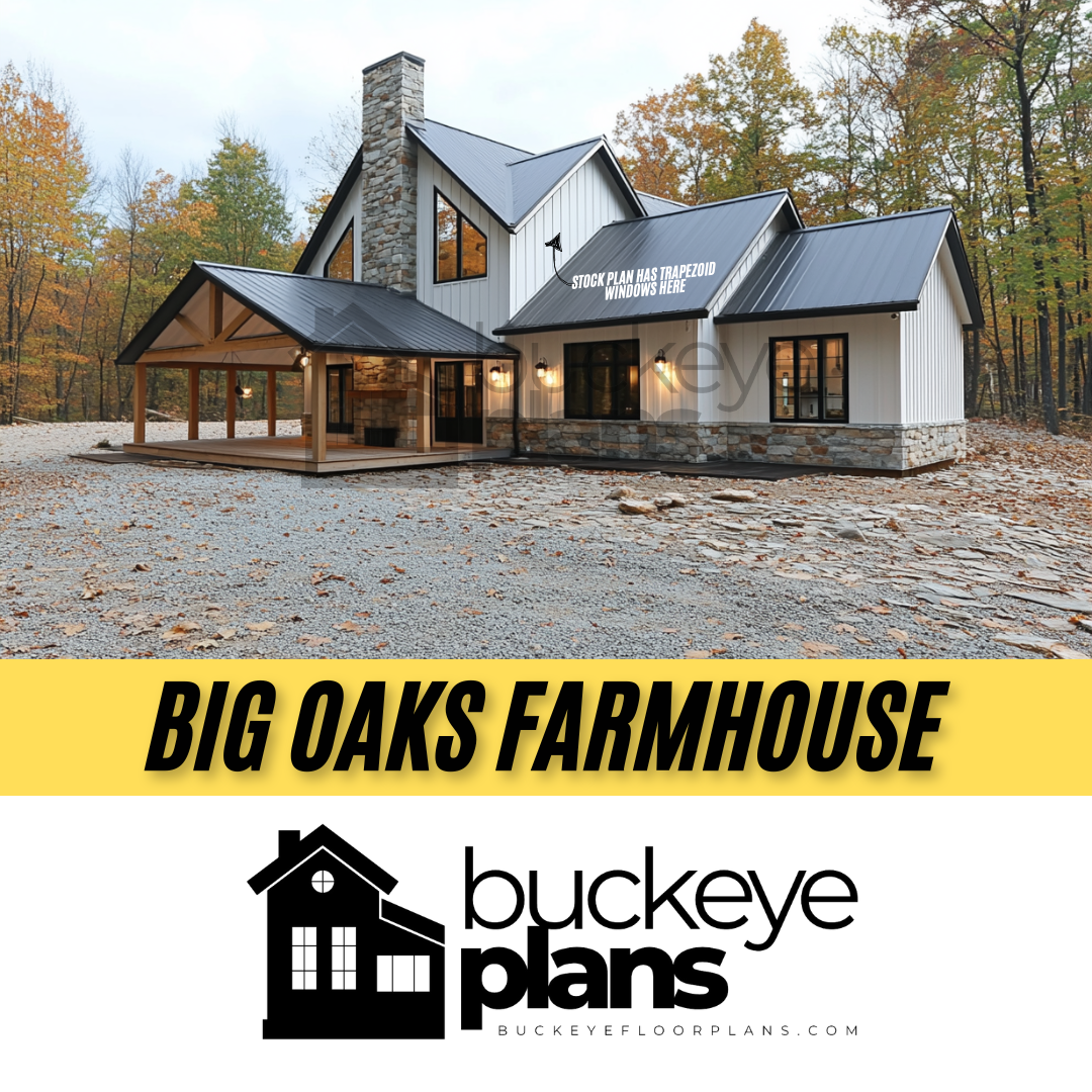 The Big Oaks Farmhouse Plan