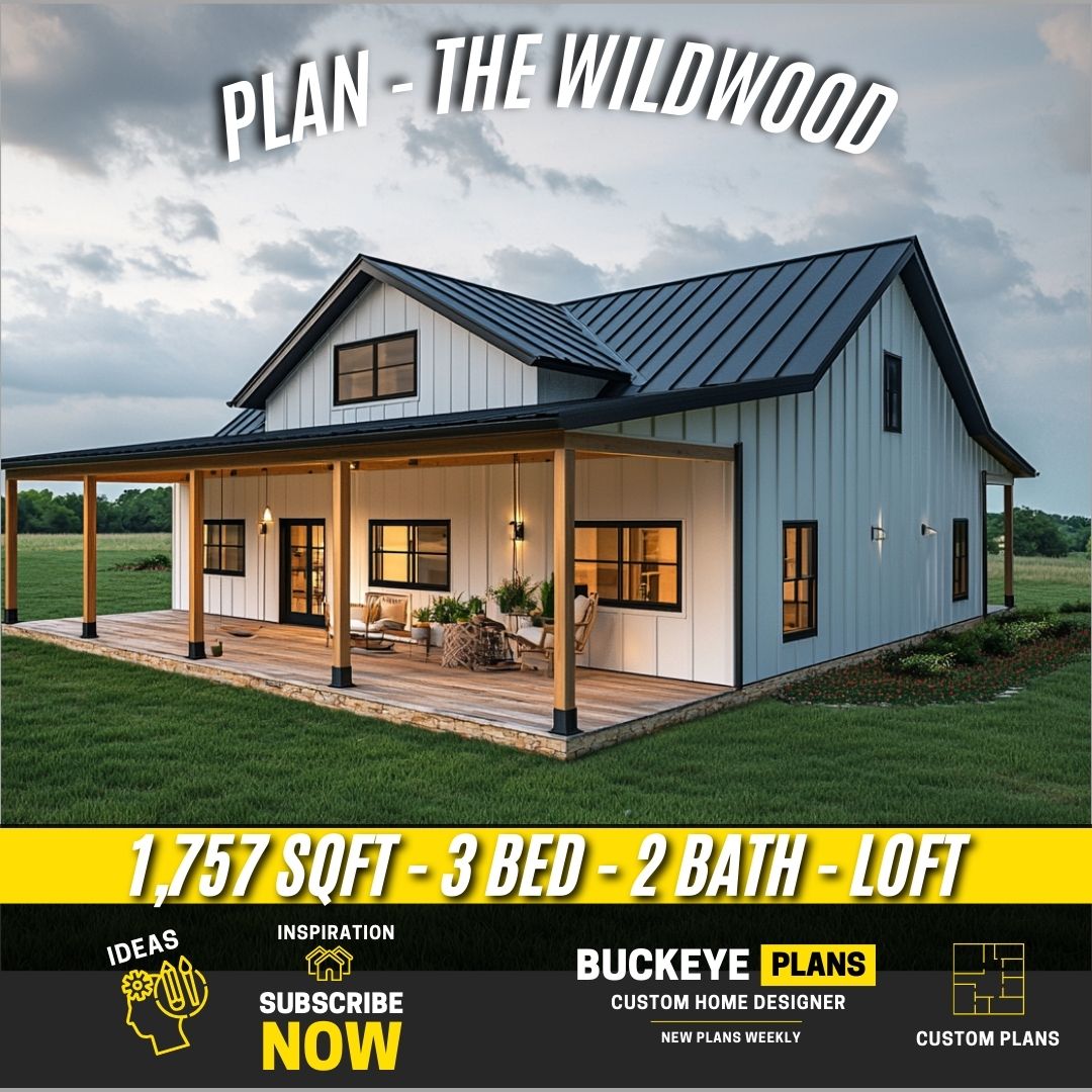 The Wildwood Barndominium Plan