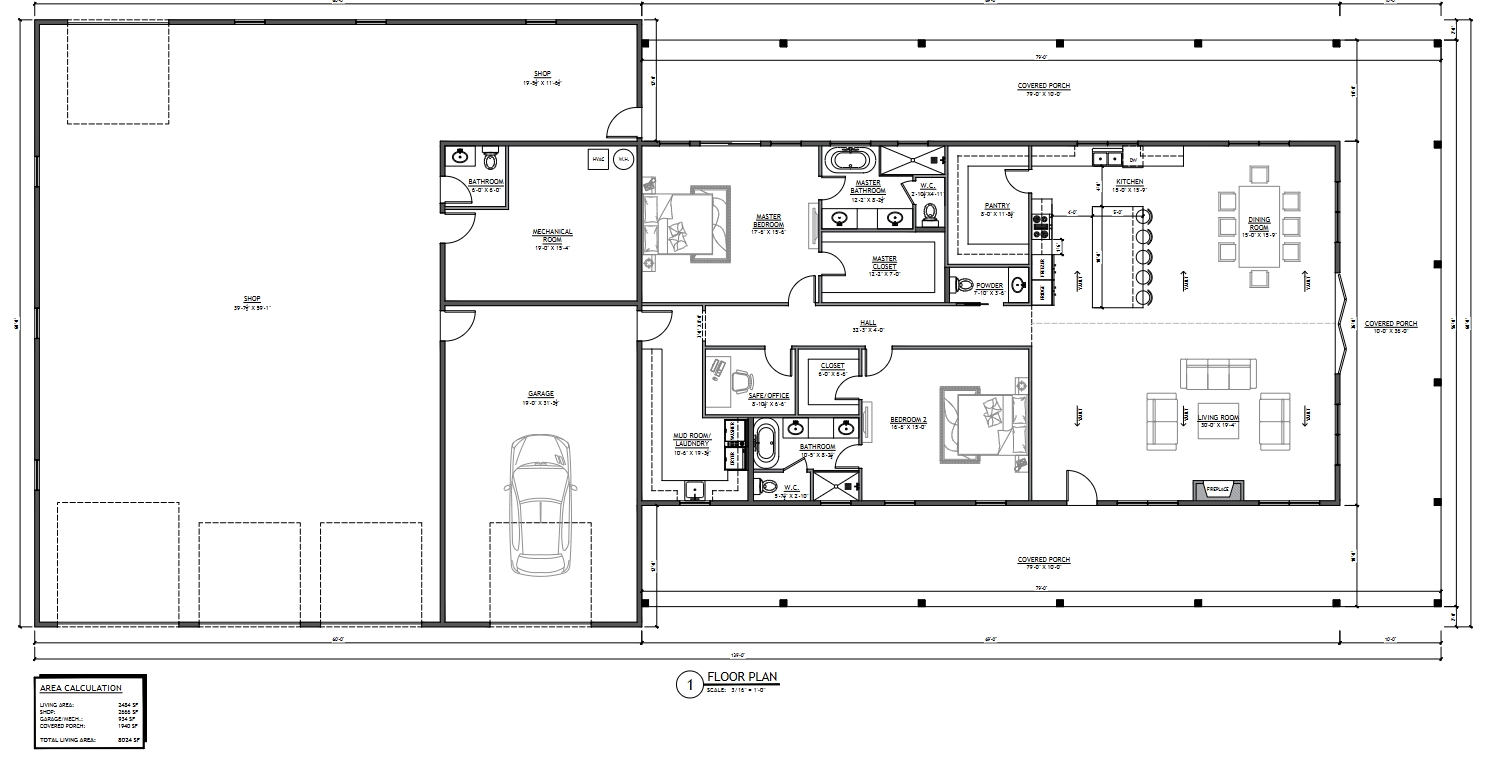 The Kiesel Barndominium | 8,256 Sq. Ft. Dream Home with Shop & Garage