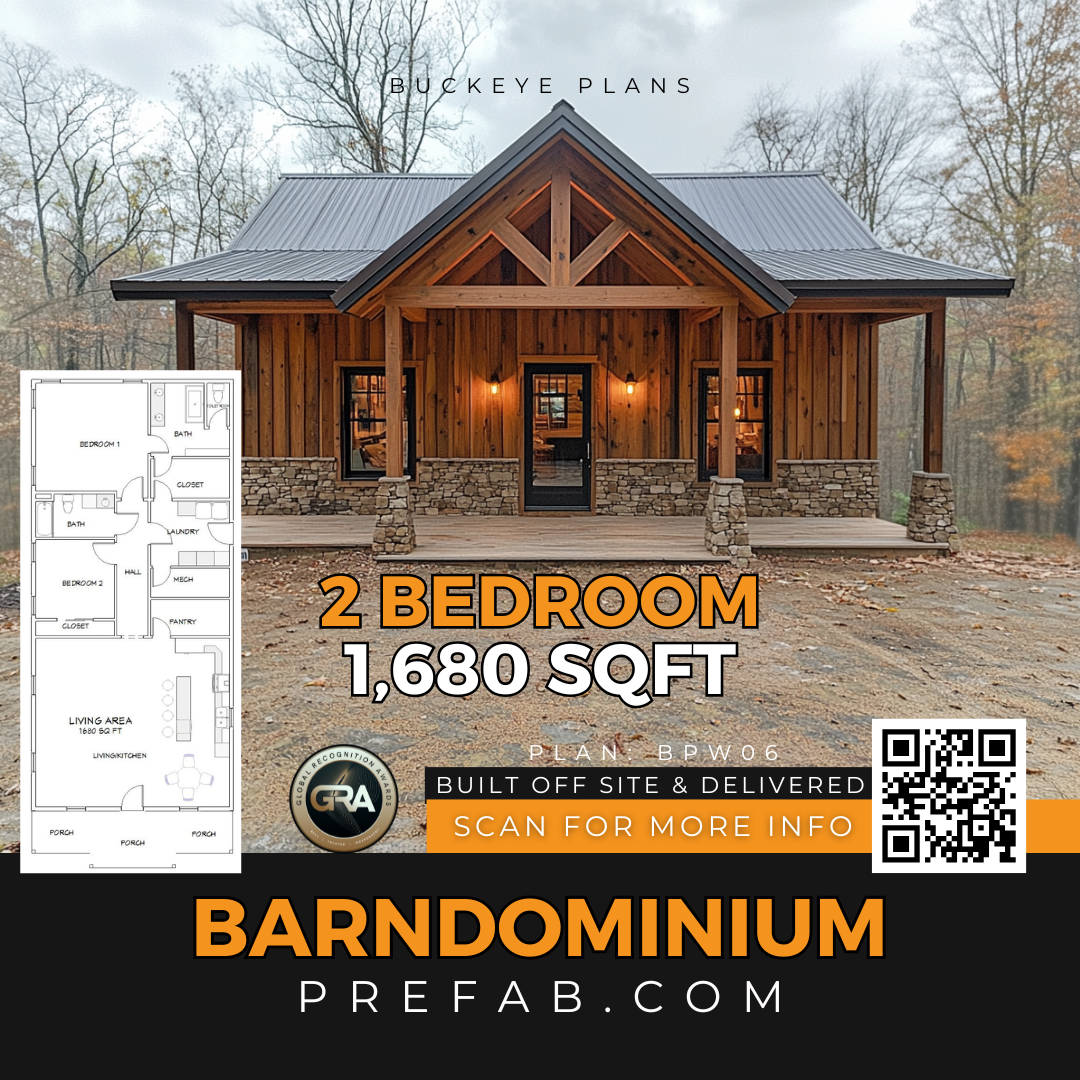 2 Bedroom by Buckeye Plans - BPW06