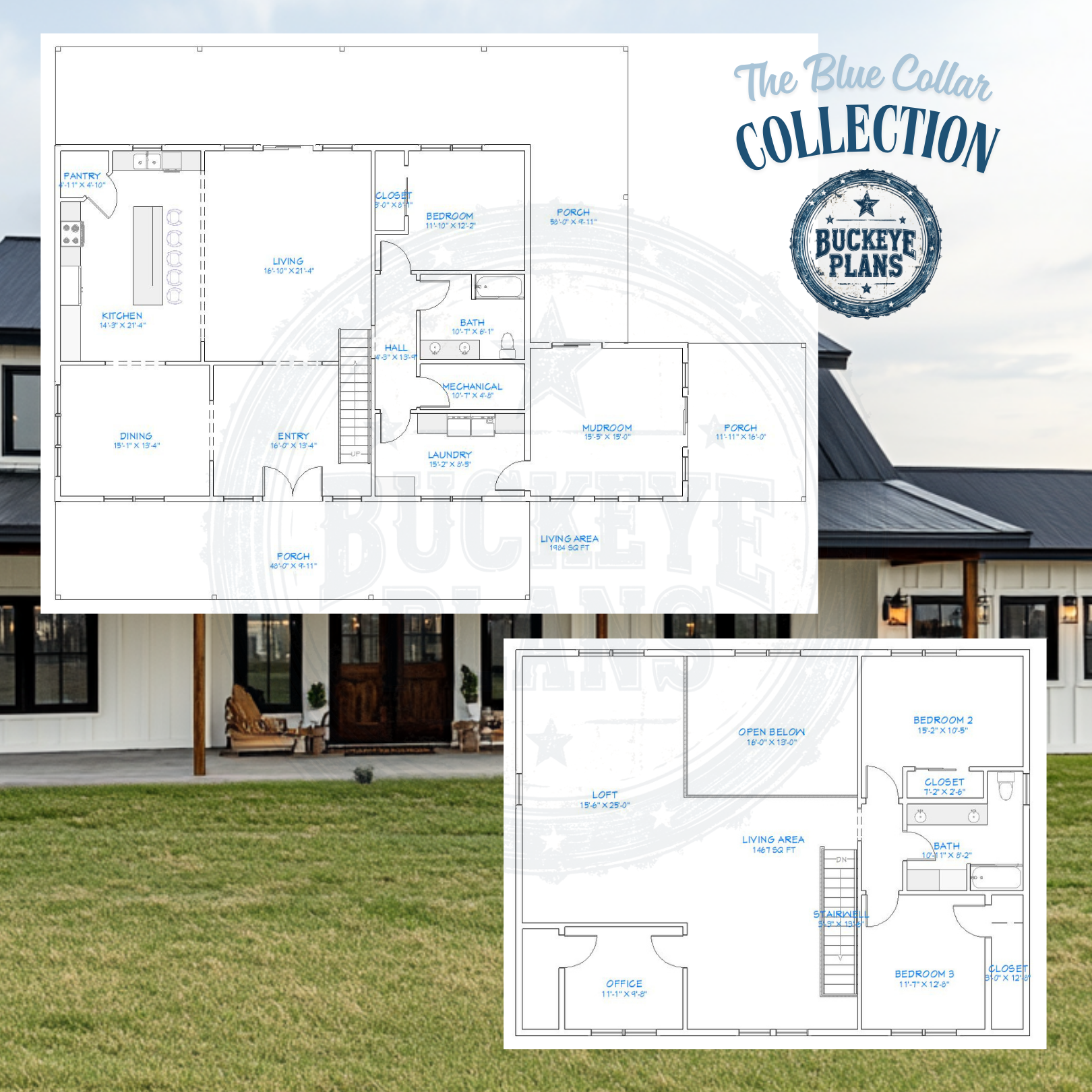 The Millstone Farmhouse - Blue Collar Collection