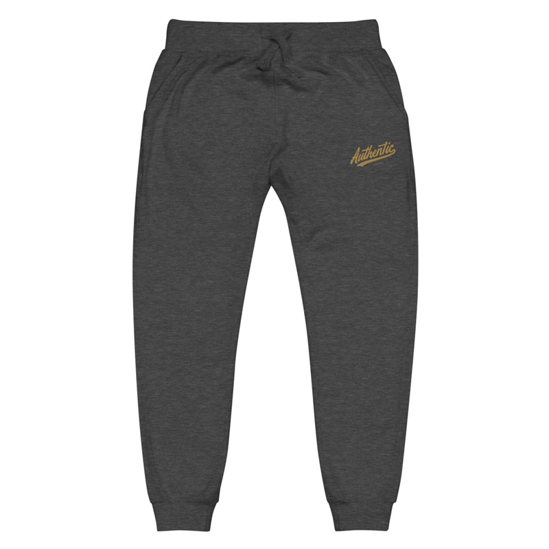 Unisex fleece sweatpants - Authentic Logo Design